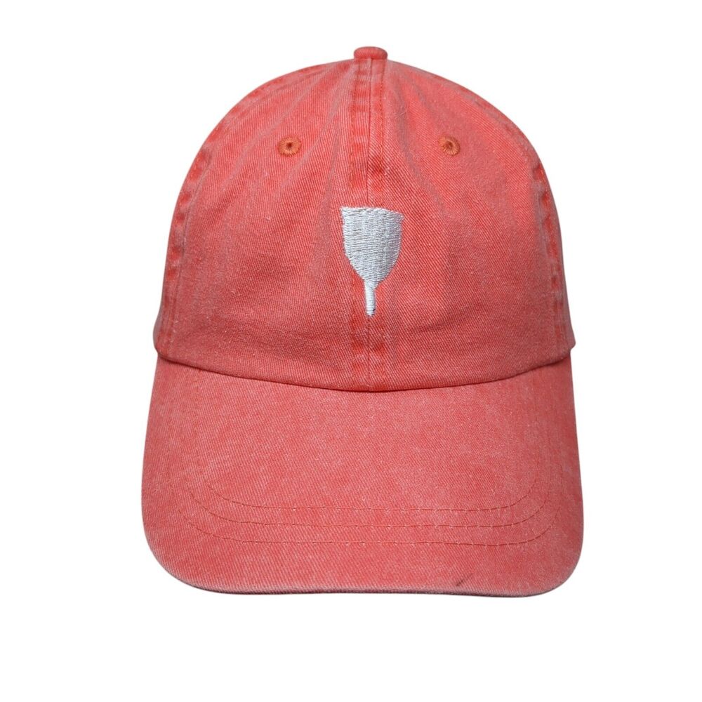 Saaltco Slideback Hat Pink OSFA Adjustable Embroidered 6 Panel HG